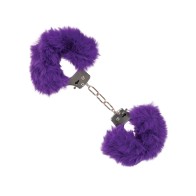 Ultra Fluffy Furry Cuffs Purple