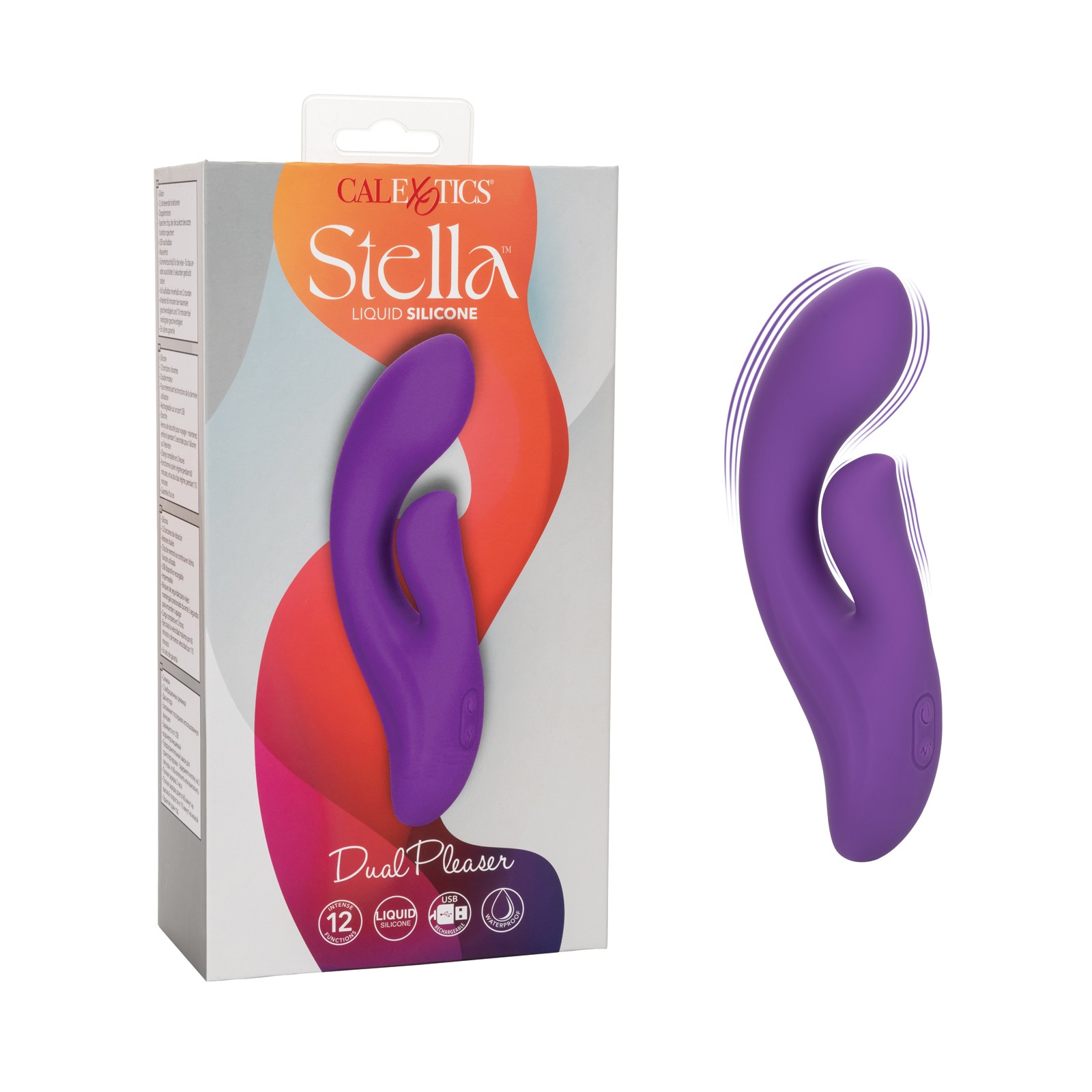 Stella Liquid Silicone Dual Pleaser Purple