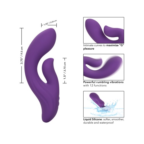 Stella Liquid Silicone Dual Pleaser Purple