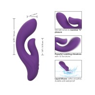 Stella Liquid Silicone Dual Pleaser Purple