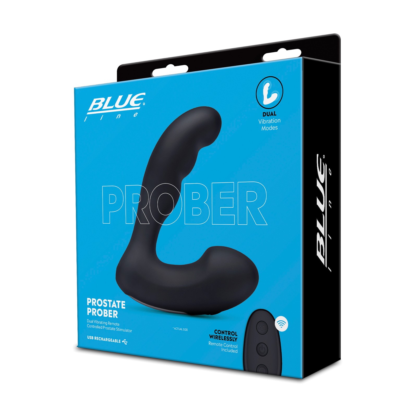 Blue Line Vibrating Prostate Massager