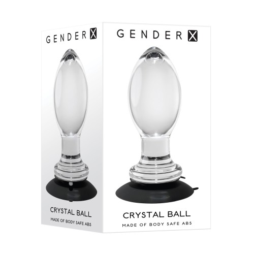 Gender X Crystal Ball Plug - Clear