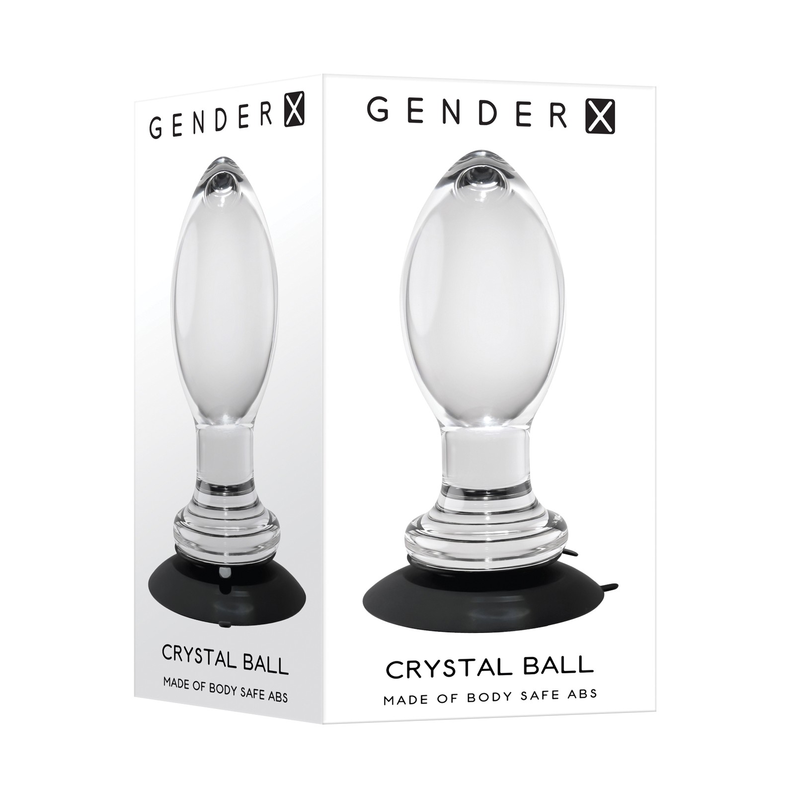 Gender X Crystal Ball Plug - Clear