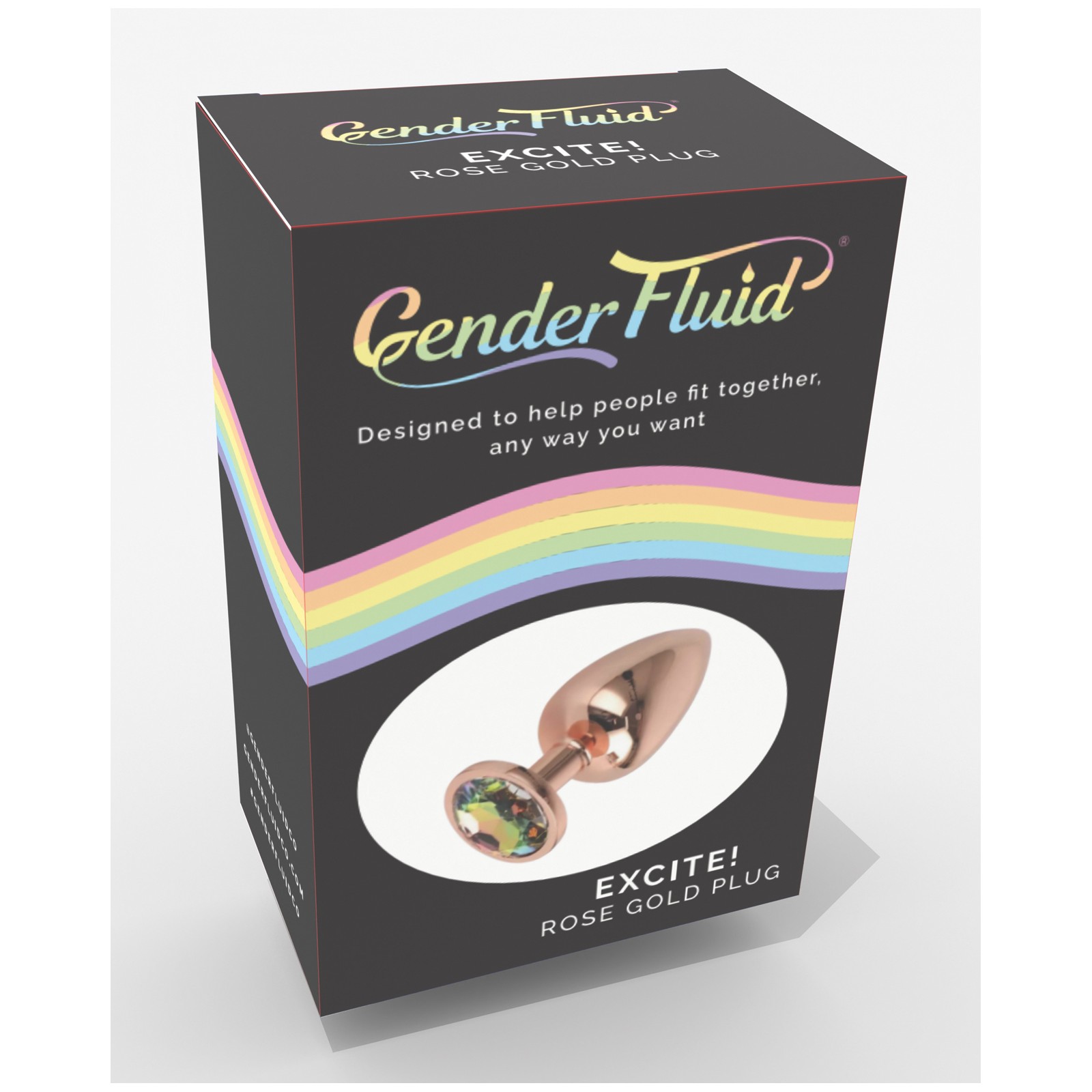 Gender Fluid Excite! Plug in Rose Gold