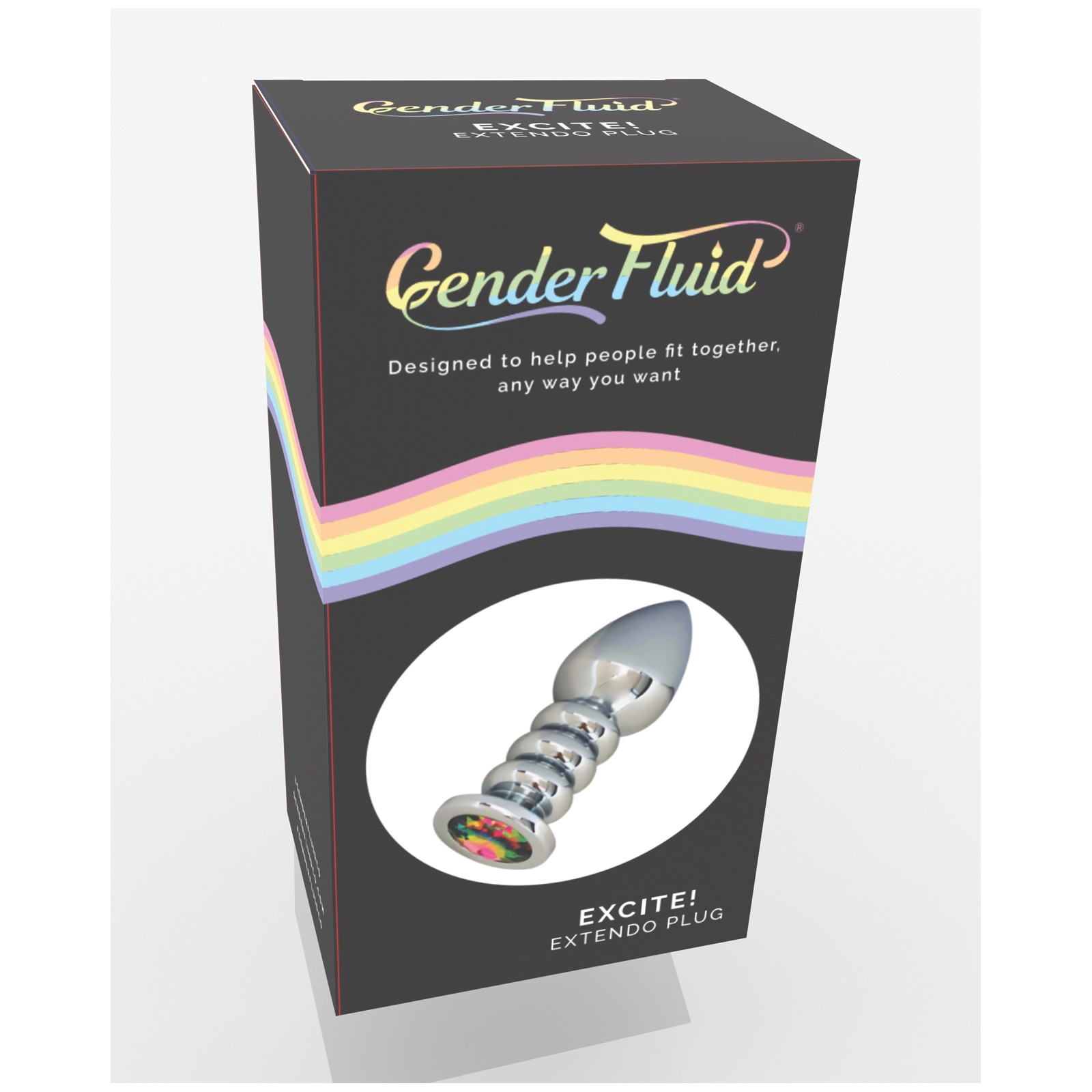 Gender Fluid Excite! Extendo Plug Silver