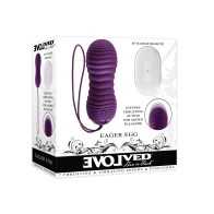 Huevo Vibrador y con Movimiento Evolved Eager Púrpura