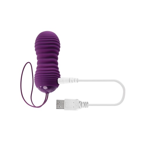 Huevo Vibrador y con Movimiento Evolved Eager Púrpura