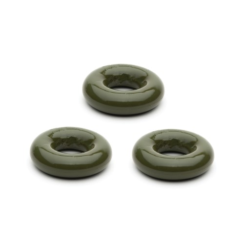 Pack de Anillos Chubby Sport Fucker - Verde Militar