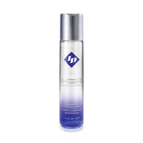 ID FREE 1 oz Water Based Lubricant for Safe Intimacy