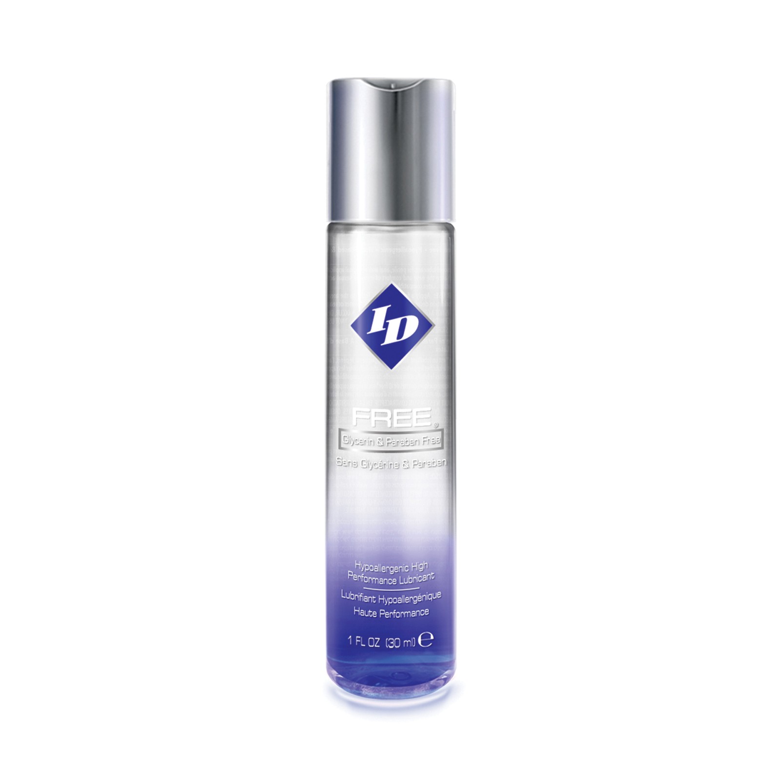 ID FREE 1 oz Water Based Lubricant for Safe Intimacy