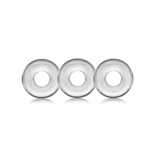 Oxballs Ringer Donut 1 Clear Pack of 3 - Pleasure Rings