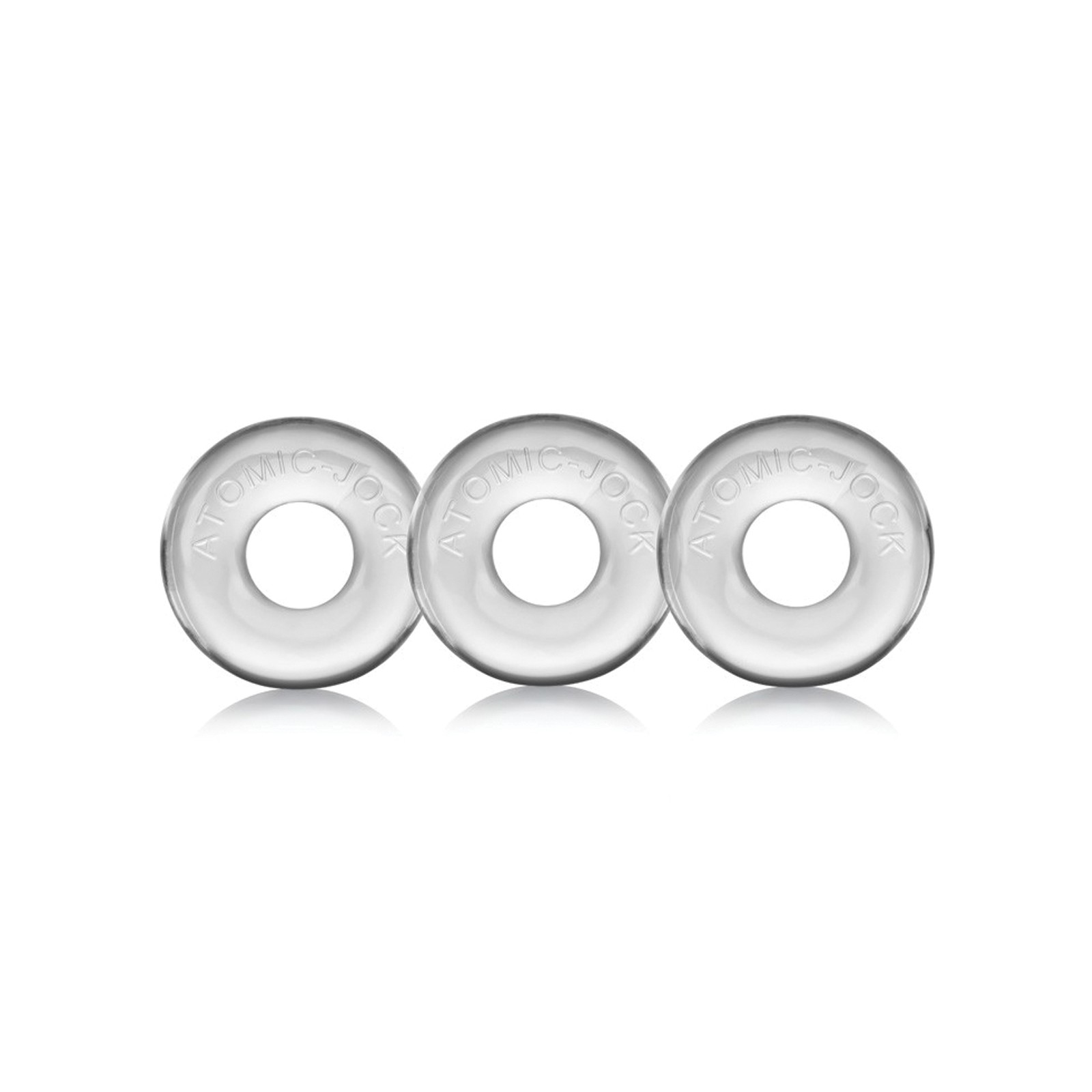 Oxballs Ringer Donut 1 Clear Pack of 3 - Pleasure Rings