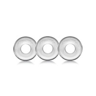 Oxballs Ringer Donut 1 Clear Pack of 3 - Pleasure Rings