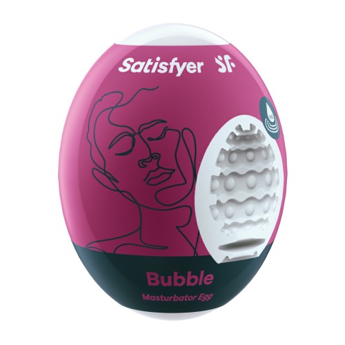 Satisfyer Masturbator Egg - Bubble Violet