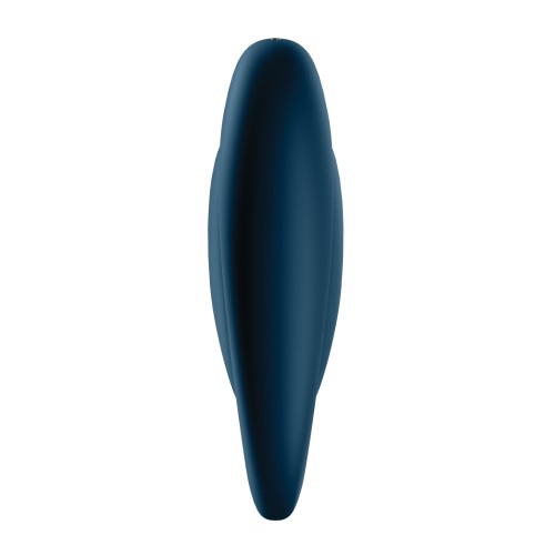 Satisfyer Glorious Duo Anillo Vibrador Azul Oscuro