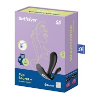 Satisfyer Top Secret Plus Wearable Vibrator - Black