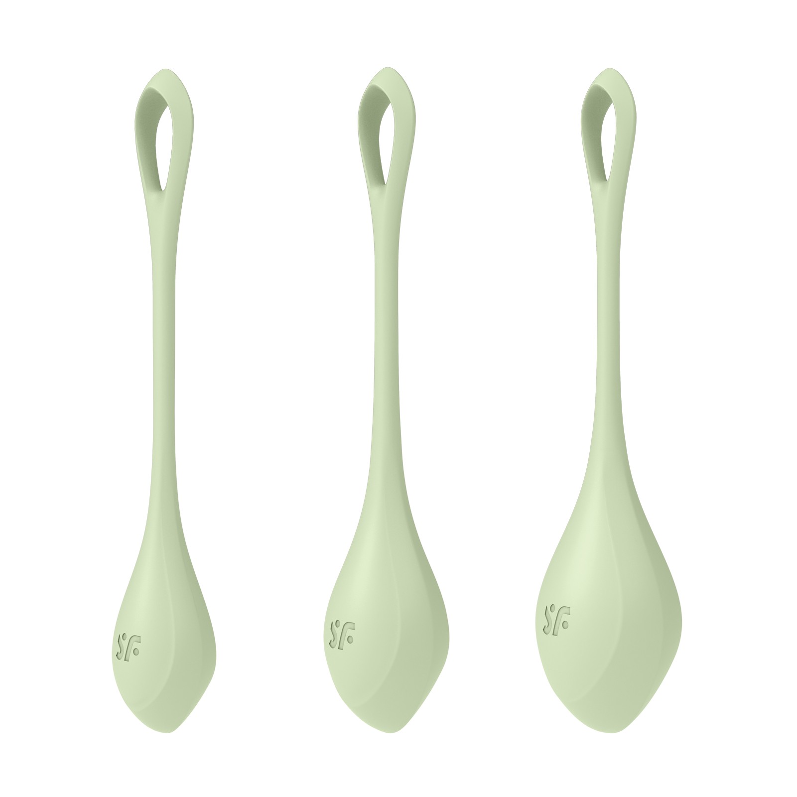 Satisfyer Yoni Power 2 Balls Training Set Light Green