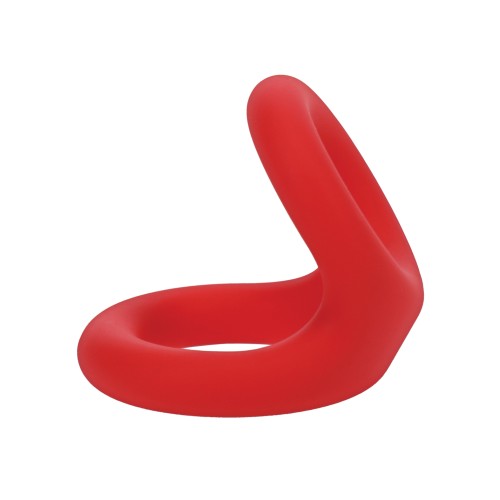 Tantus Uplift Silicone C Ring Crimson