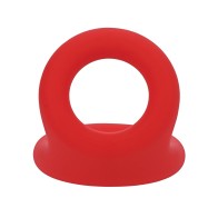 Tantus Uplift Silicone C Ring Crimson