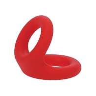 Tantus Uplift Silicone C Ring Crimson