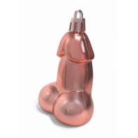 Glitterati Metallic Penis Ornaments for Holiday Fun