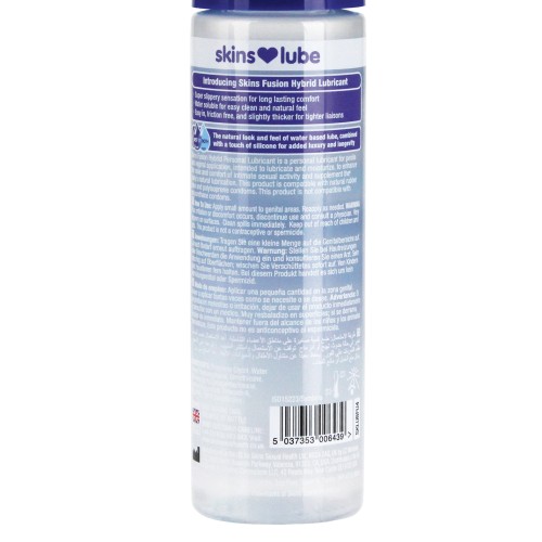 Lubricante Híbrido de Silicona y Agua Skins Fusion - 4.4 oz