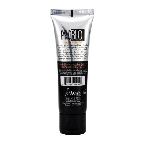 Gel de Placer Oral Pro Blo - Sabor Durazno