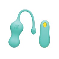 Romp Cello Huevo Vibrador G-Spot Control Remoto Azul