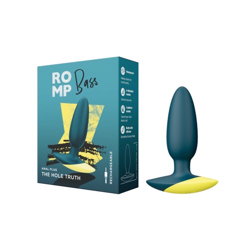 Romp Bass Plug Anal Vibrante Teal