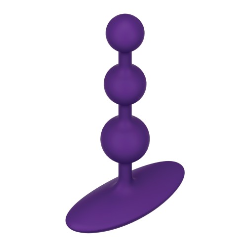 Romp Amp Flexible Anal Beads - Violet