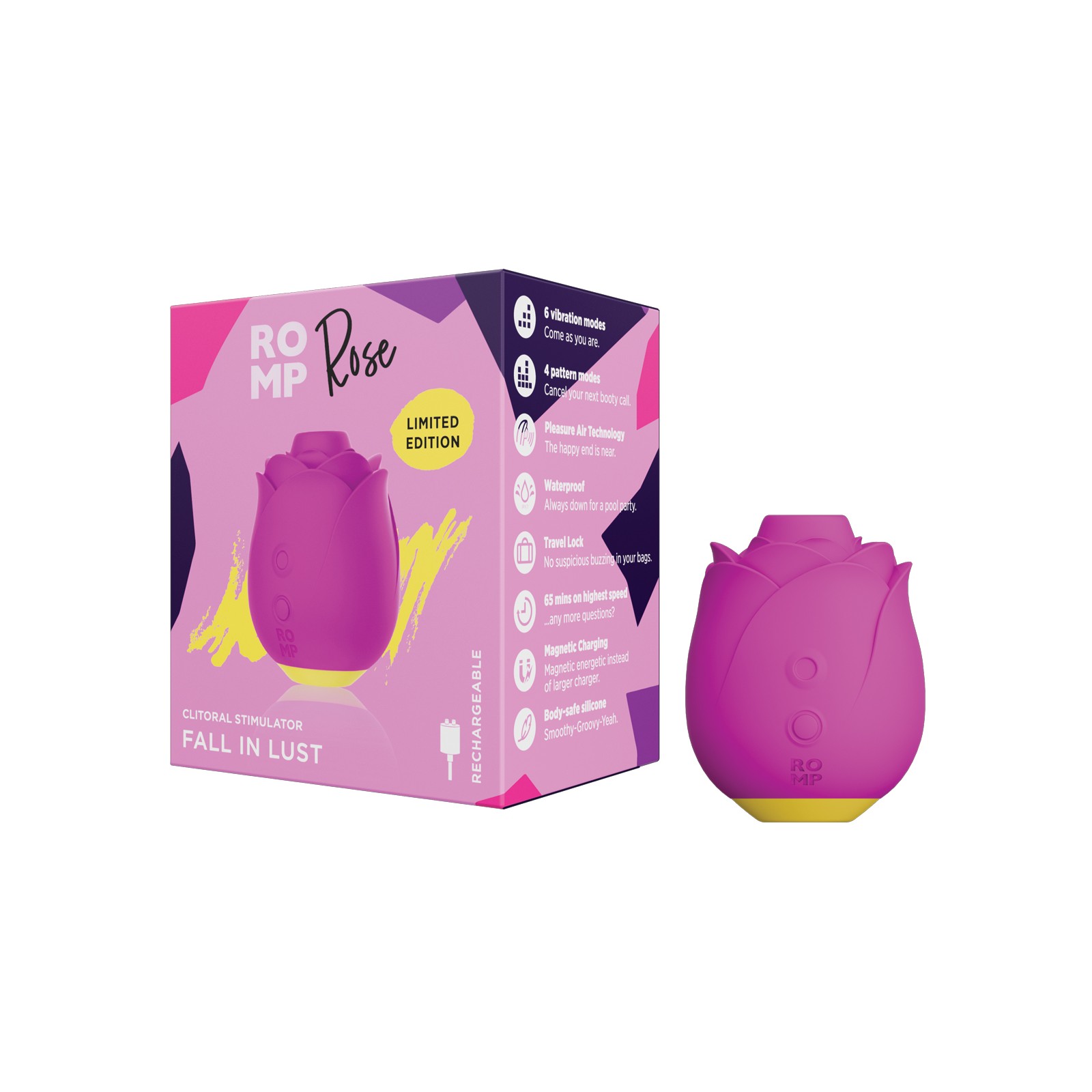 Romp Rose Clit Stimulator - Pink