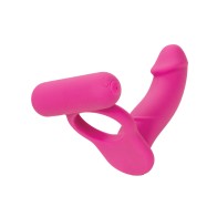 Silicone Rechargeable Double Diver Pink