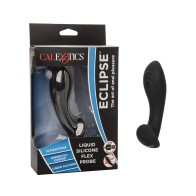 Eclipse Flex Probe de Silicona Líquida Negro - Estimulación Flexible