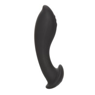 Eclipse Liquid Silicone Flex Probe Black - Flexible Stimulation