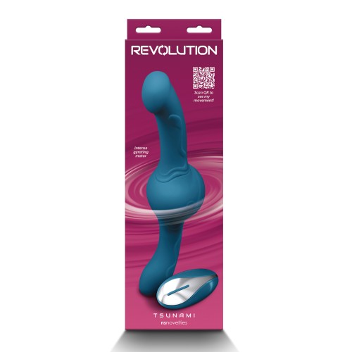 Revolution Tsunami Teal Vibrator