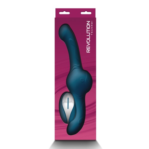 Revolution Tsunami Teal Vibrator