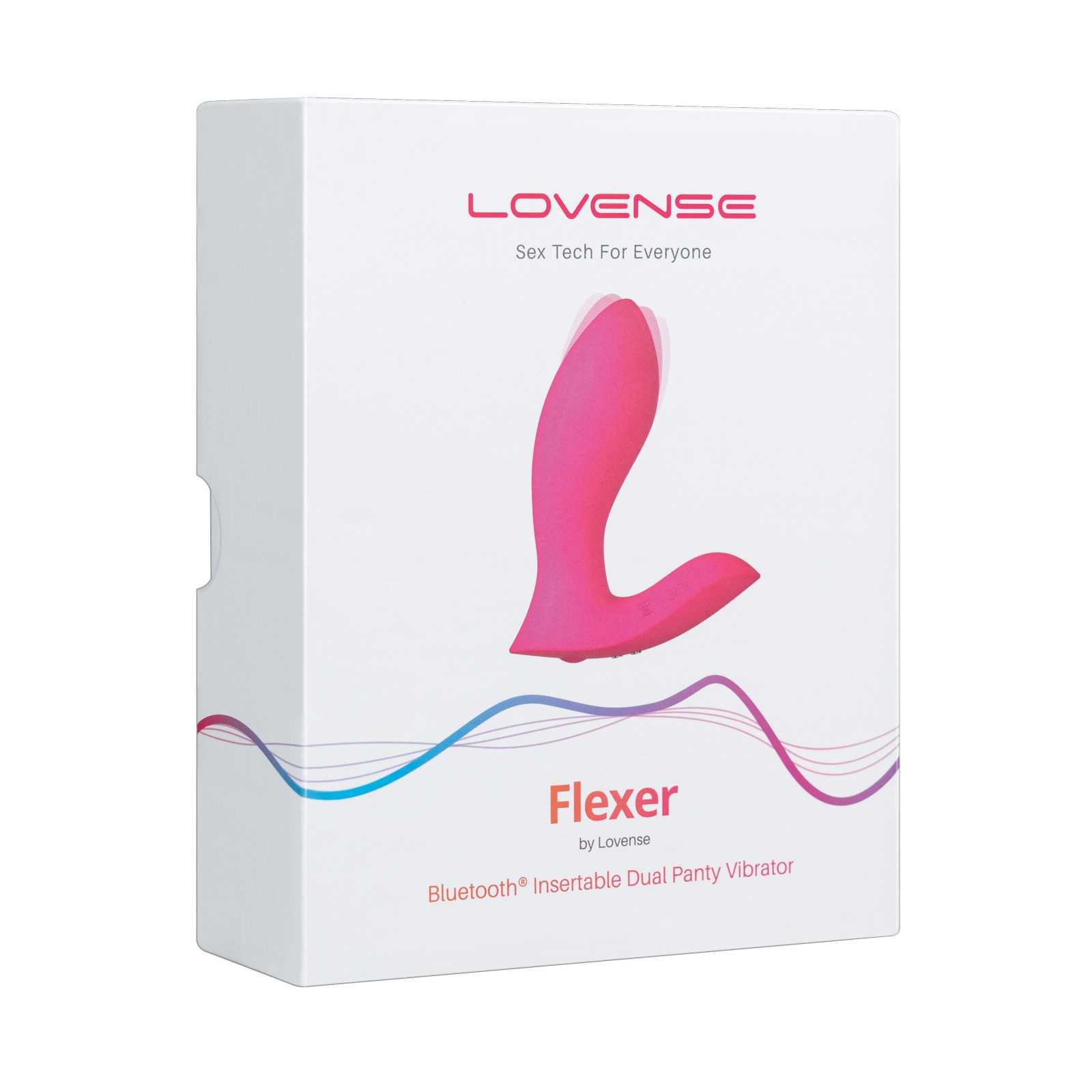 Vibrador Dual para Panty Lovense Flexer Rosa