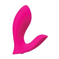 Vibrador Dual para Panty Lovense Flexer Rosa