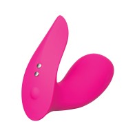 Lovense Flexer Dual Panty Vibrator Pink