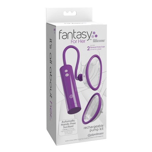 Fantasy For Her Pleasure Pump Kit Purple