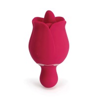 Vibrador Rosa con Lengua Lijadora Sylvia