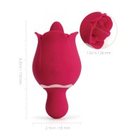 Vibrador Rosa con Lengua Lijadora Sylvia