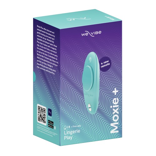 We-Vibe Moxie+ Discreet Panty Vibe Aqua