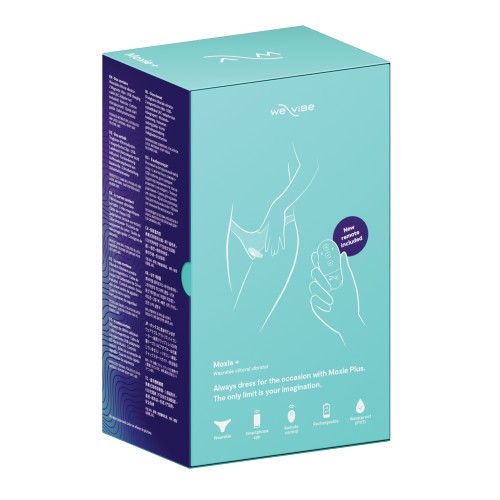 We-Vibe Moxie+ Discreet Panty Vibe Aqua