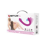 Vibrador Succcionador de Mango Largo Pretty Love Alex