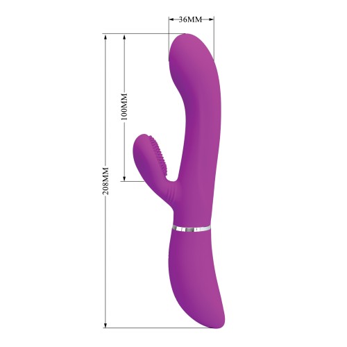 Pretty Love Fuchsia Moving Rabbit Vibrator