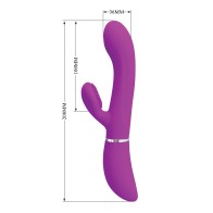 Pretty Love Fuchsia Moving Rabbit Vibrator