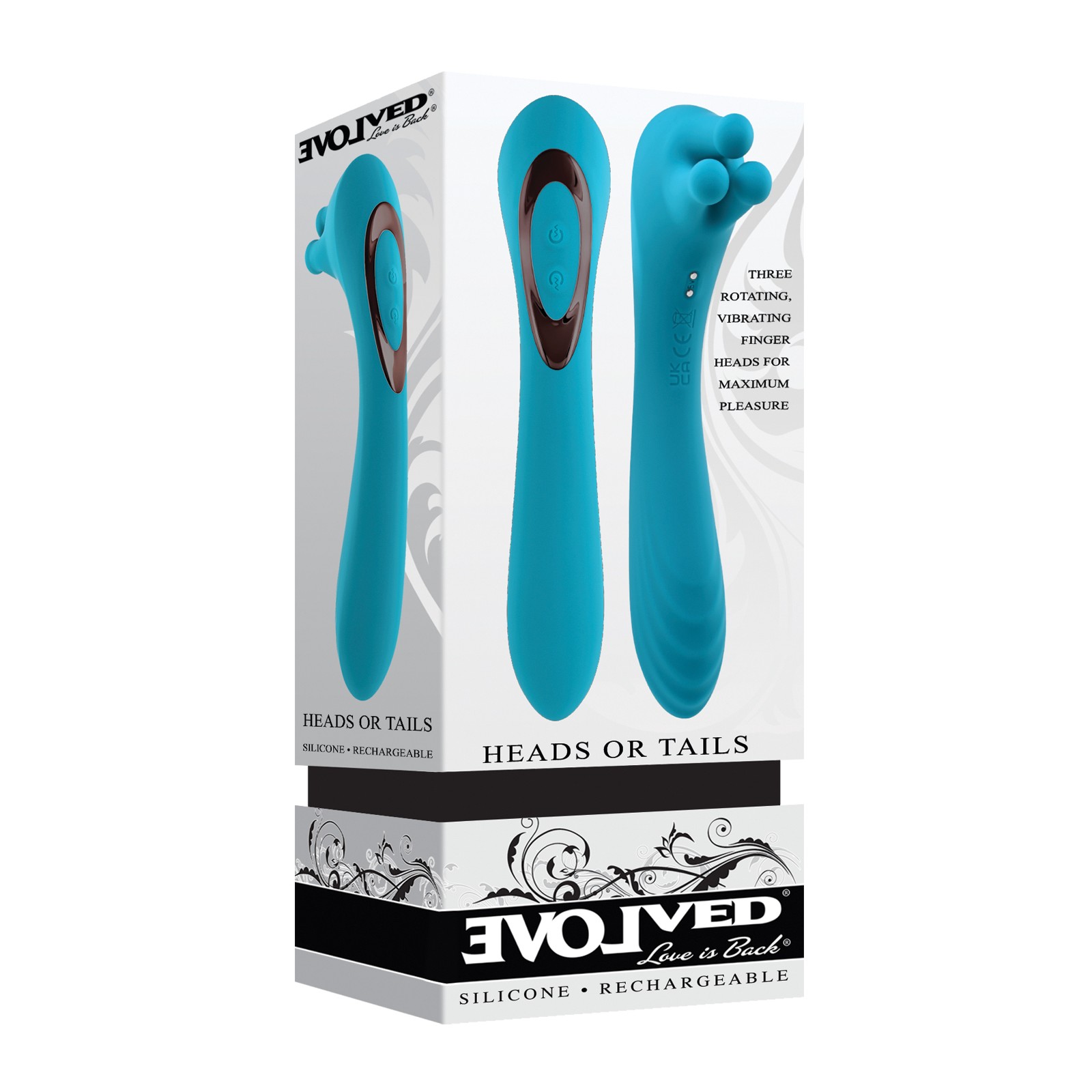 Evolved Heads or Tails Dual Action Vibrator