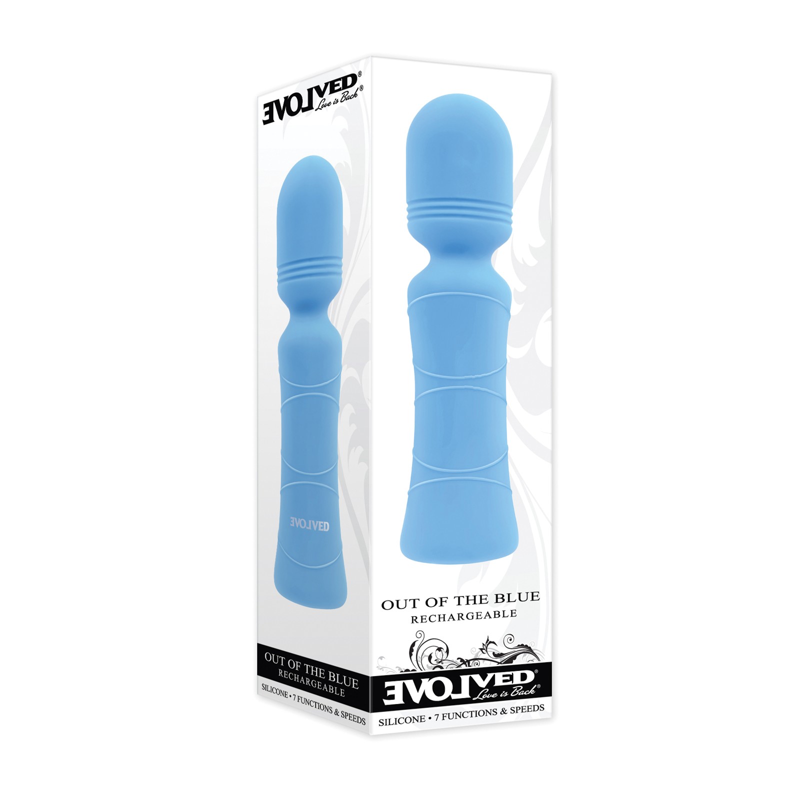 Evolved Out of The Blue Mini Wand Vibrator