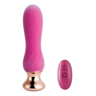 Plug Anal Vibrante Curvado Remoto Pink Holic